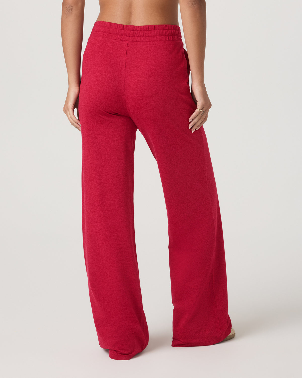 Halo Wideleg Women's Strawberry Heather Pants - Vuori