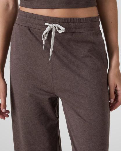 Halo Essential Wideleg Pant - Long Java Heather - Vuori
