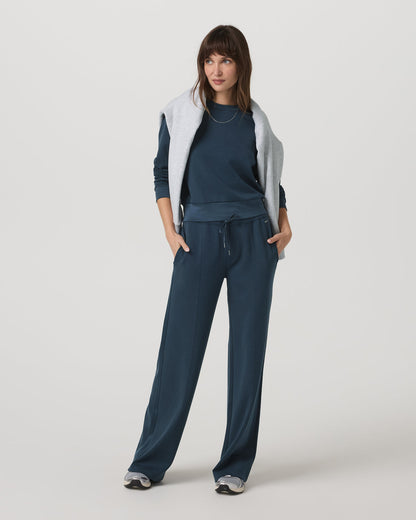 Compose Wideleg Pant Women's Ocean Blue Relaxed Pants - Vuori
