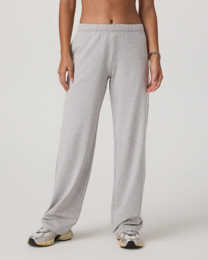 Women's Halo Modern Straight Leg Pant-Long Pale Grey - Vuori