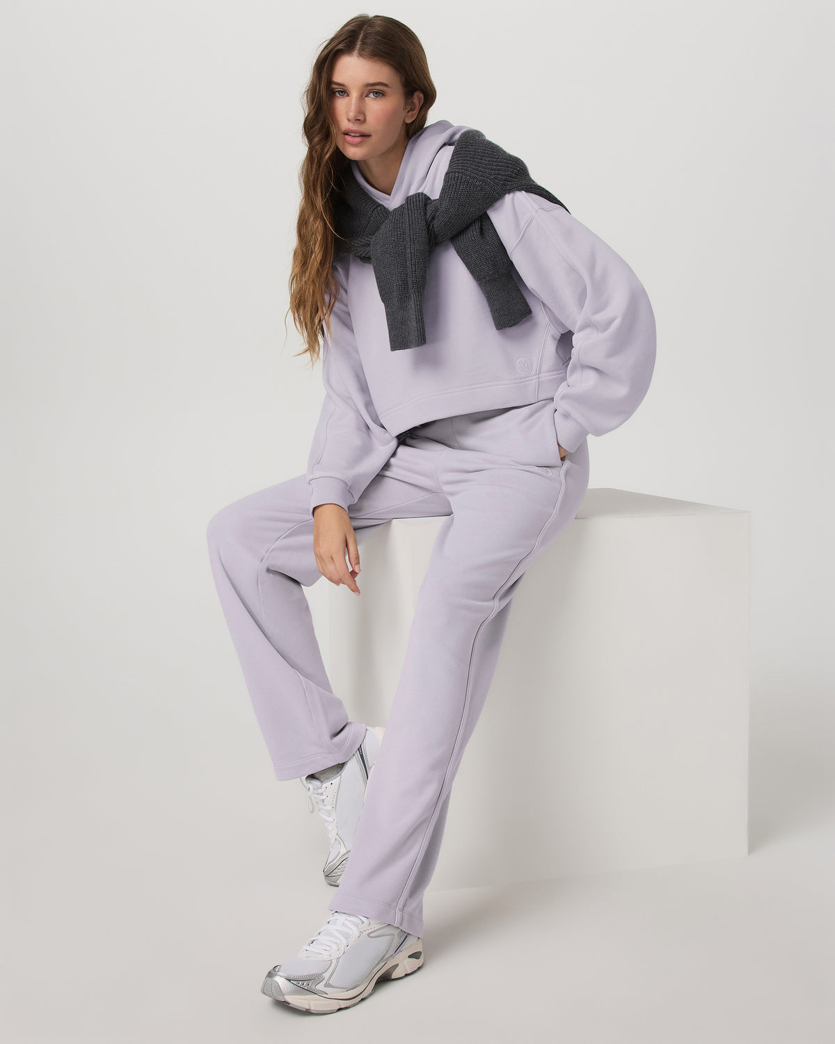 Women's Sedona Straight Leg Sweatpant Lavender Ice - Vuori