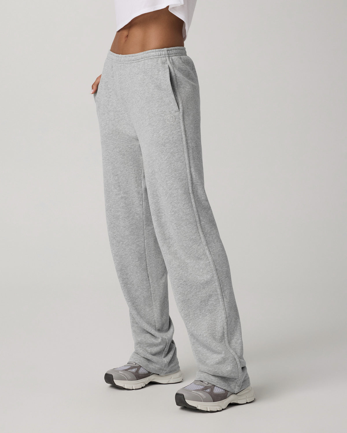 Sedona Straight Leg Sweatpant Light Heather Grey Pants - Vuori