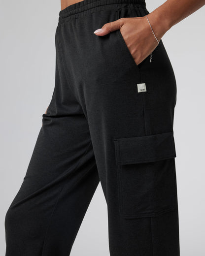 Boyfriend Cargo Sweatpant Black Heather Sweatpants - Vuori