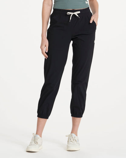 Miles Jogger Women's Lightweight Black Pants - Vuori