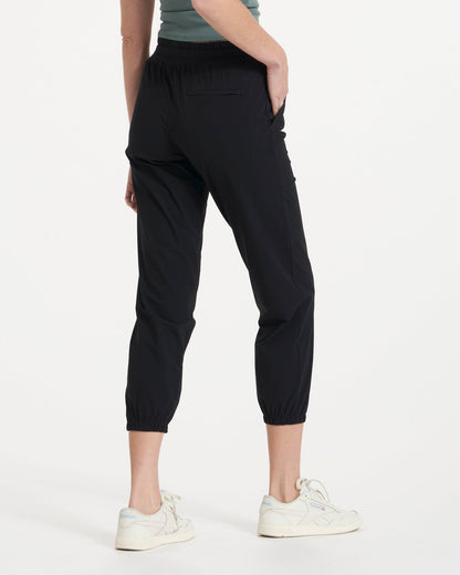 Miles Jogger Women's Lightweight Black Pants - Vuori