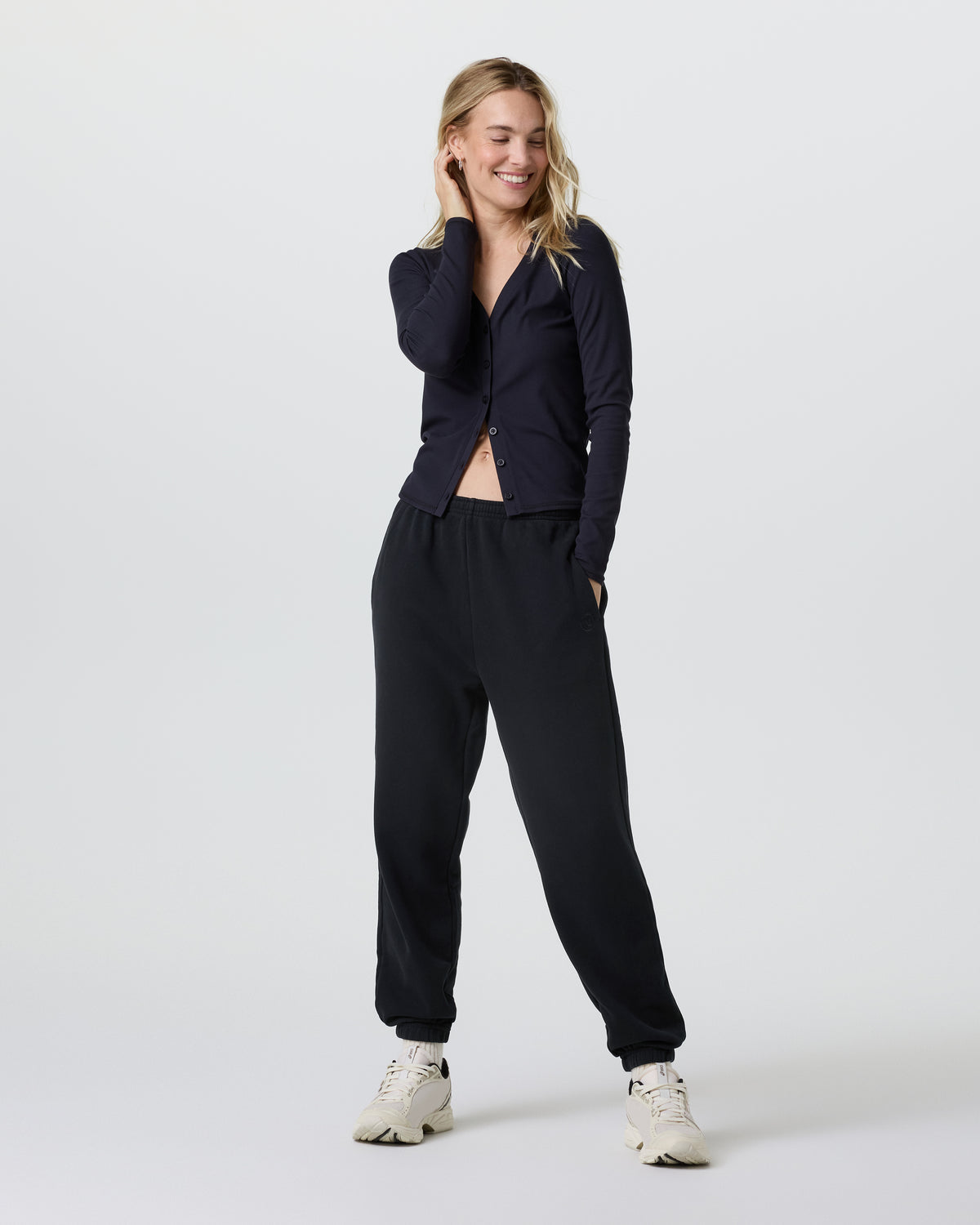 Sedona Sweatpant Women's Black Fleece Sweatpants - Vuori