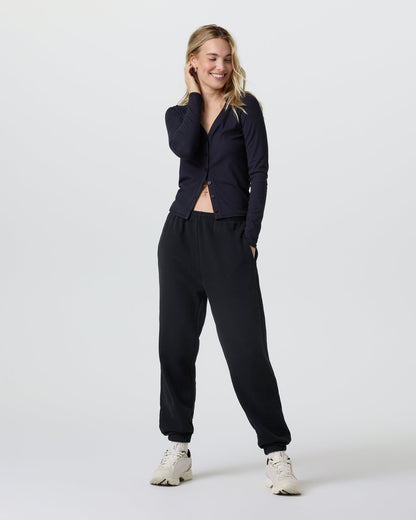 Sedona Sweatpant Women's Black Fleece Sweatpants - Vuori