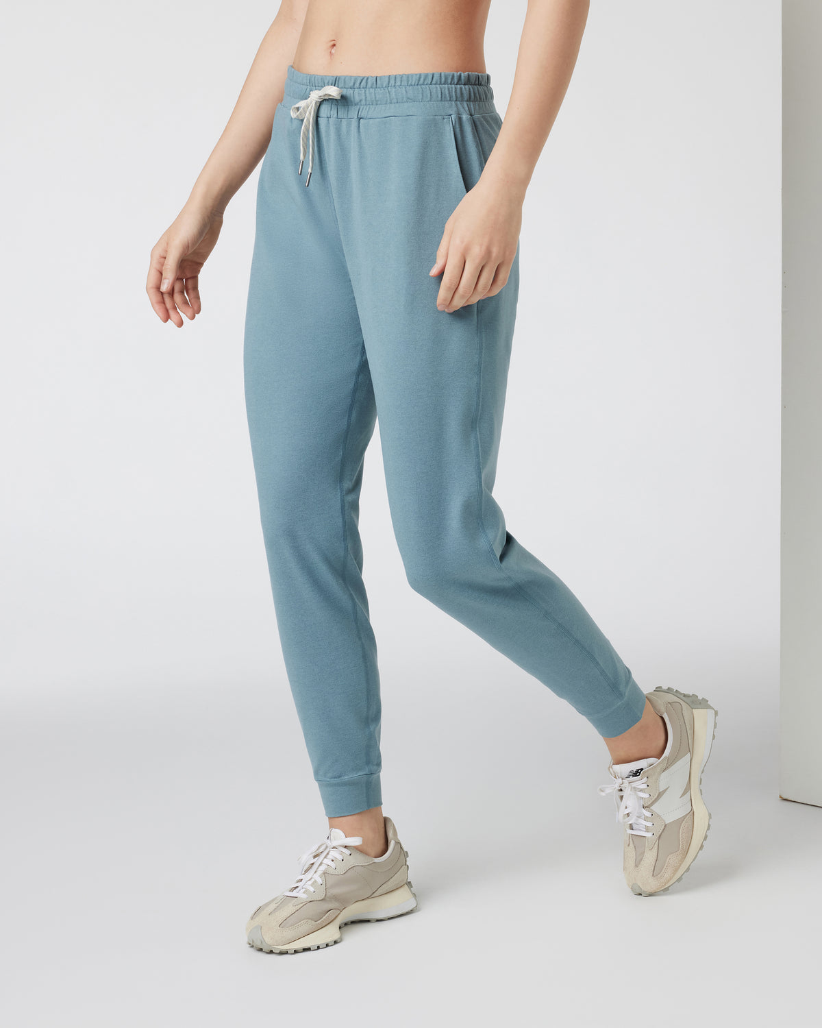 Performance Jogger - Long Smoke Blue Heather - Vuori