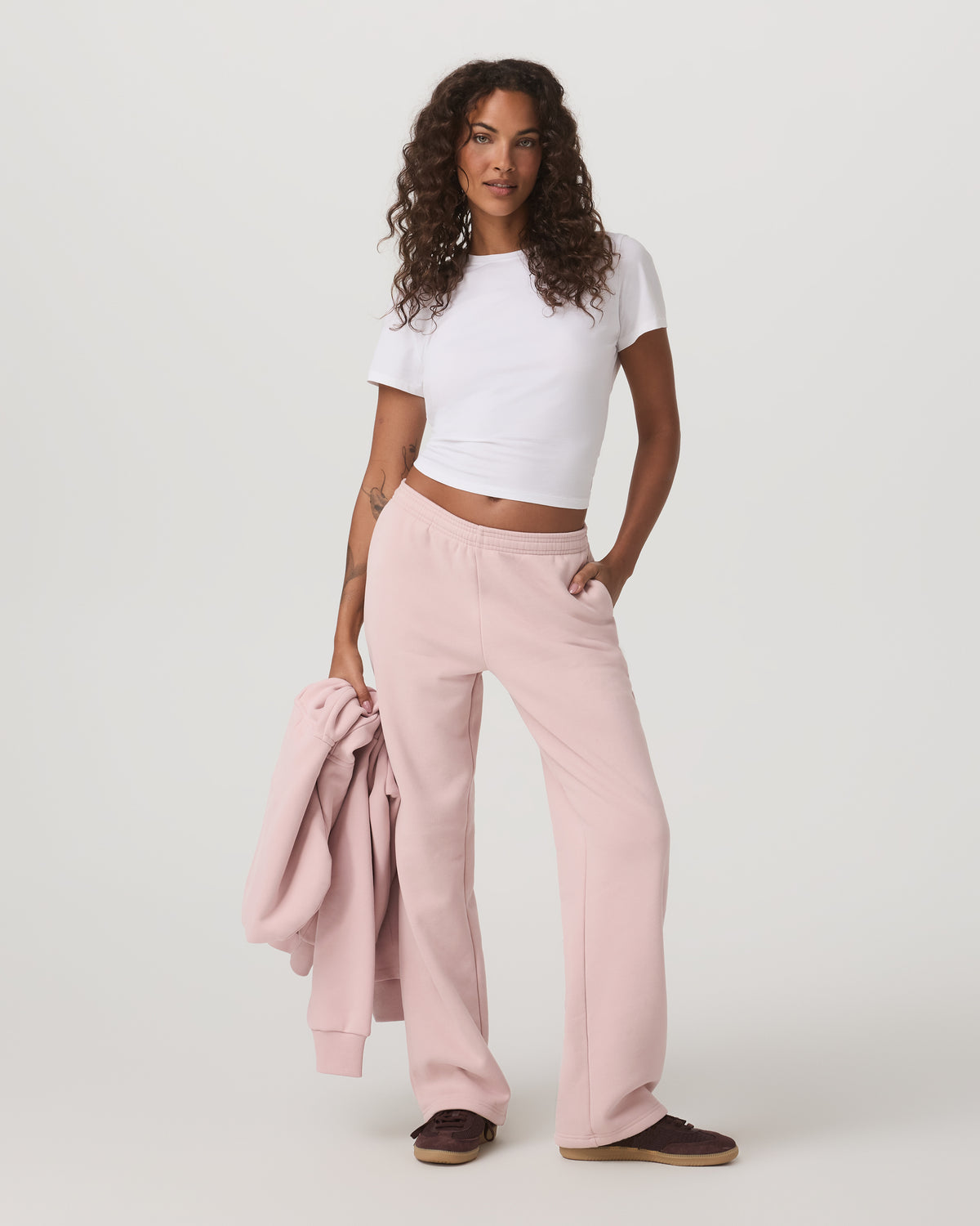 Women's Restore Straight Leg Sweatpant Vintage Rose - Vuori