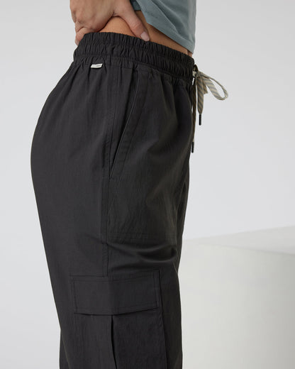 Birch Jogger Women's Vintage Black Utility Joggers - Vuori