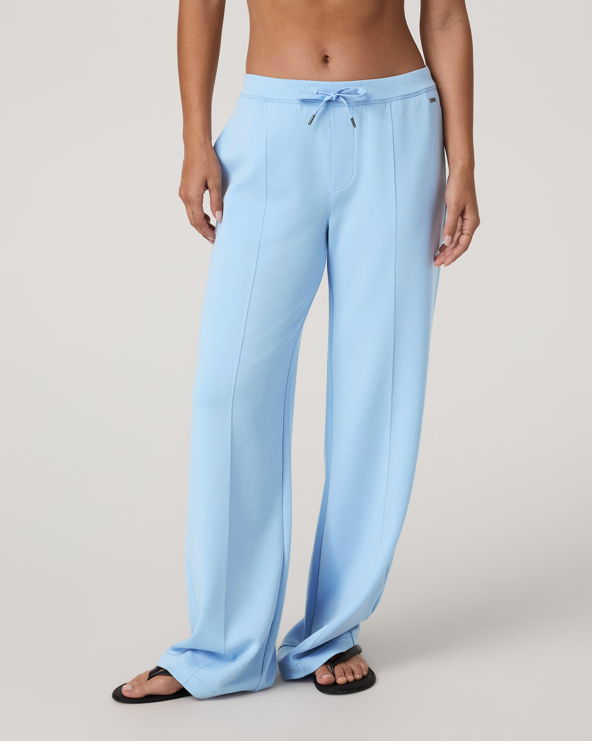 Compose Wideleg Pant Crystal Blue Mid-High Rise Pants - Vuori