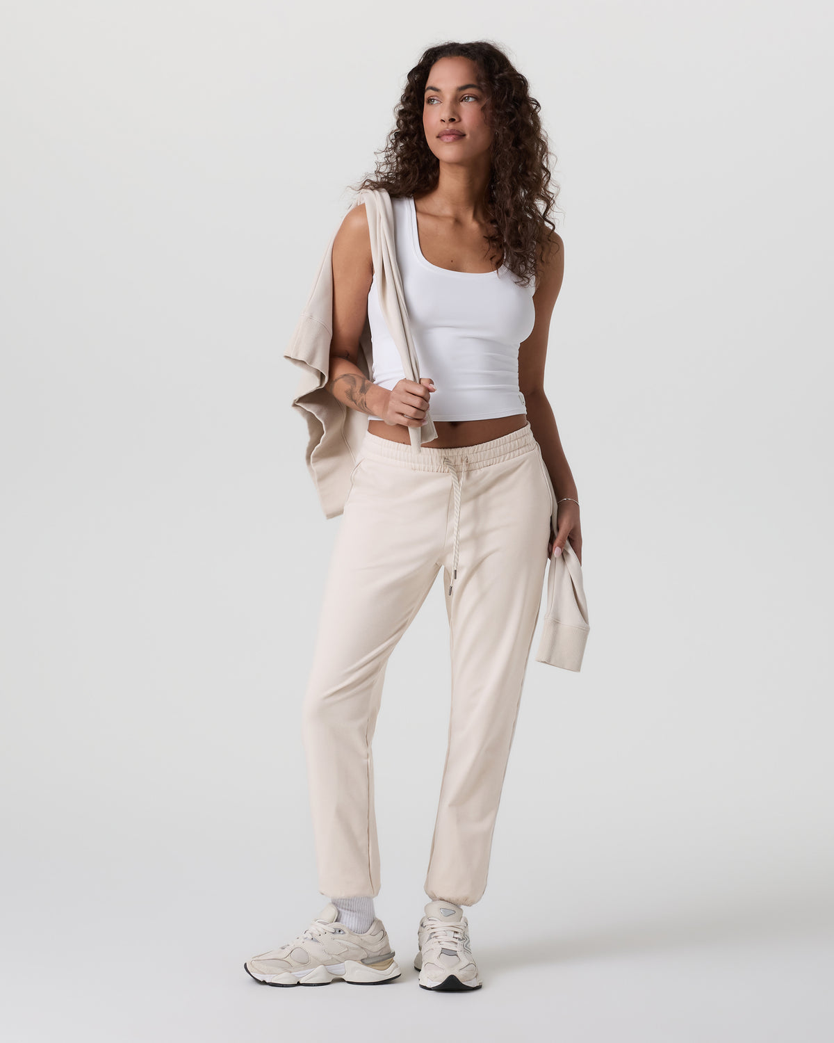 Granite Performance Jogger Milkweed Heather - Vuori