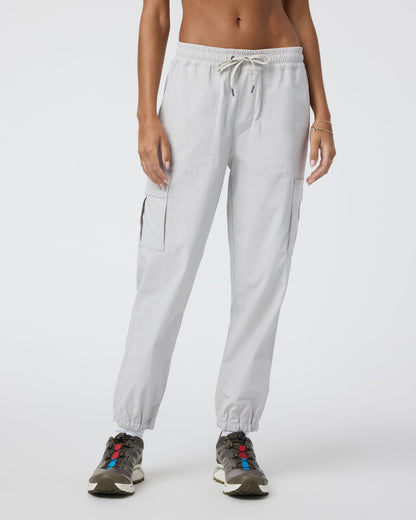 Birch Jogger Women's Silver Cloud Utility Joggers - Vuori