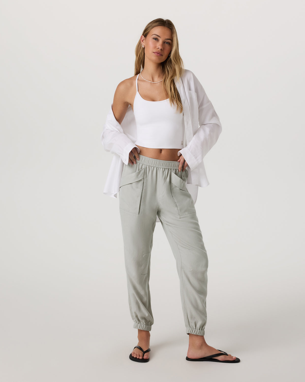 Trestles Twill Jogger Talc - Vuori