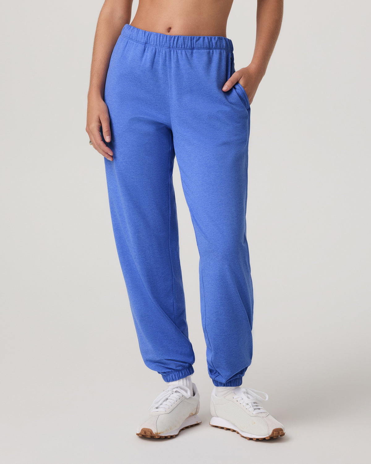 Halo Modern Sweatpant Women's Bright Iris Heather Pants - Vuori