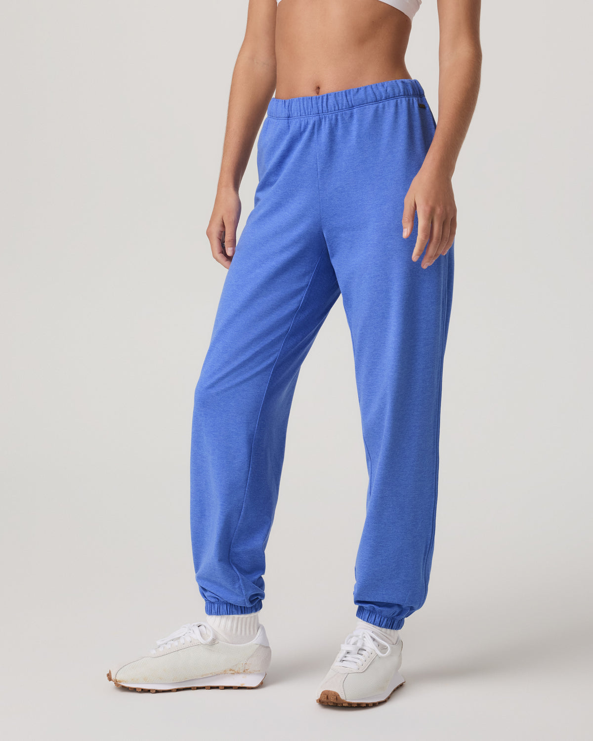Halo Modern Sweatpant Women's Bright Iris Heather Pants - Vuori
