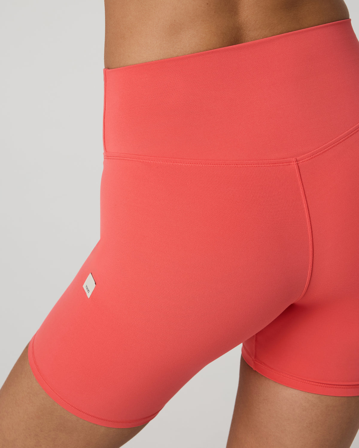 Vuori AllTheForm™ Short 6" Bright Coral Biker Shorts - Vuori