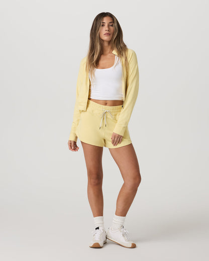 Women's Halo Performance Short 2.0 Lemon Snap Heather - Vuori