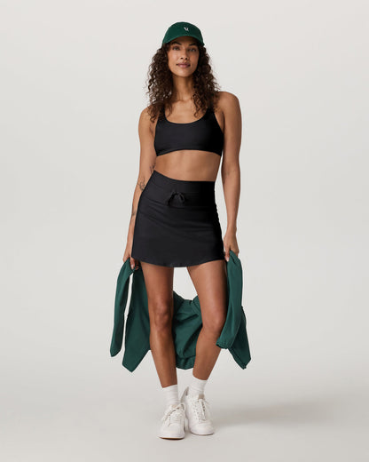 Daily Skirt Long 16" Women's Black Performance Skirt - Vuori