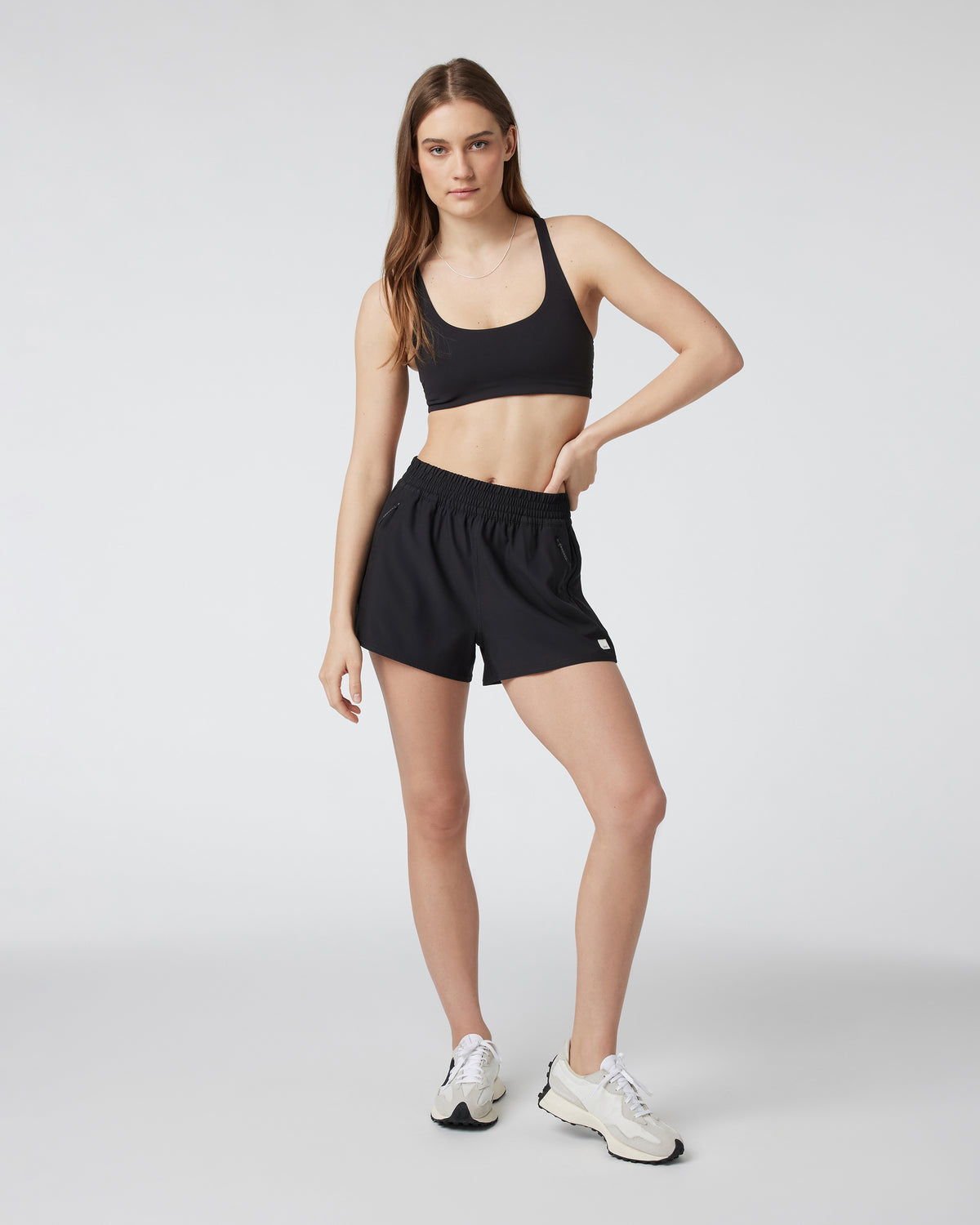 Dash Short 2.0 Women's Black Running Shorts - Vuori
