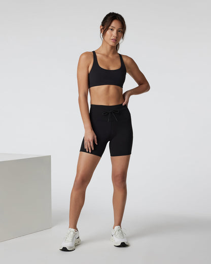 Daily Short Women's Black Biker Shorts - Vuori