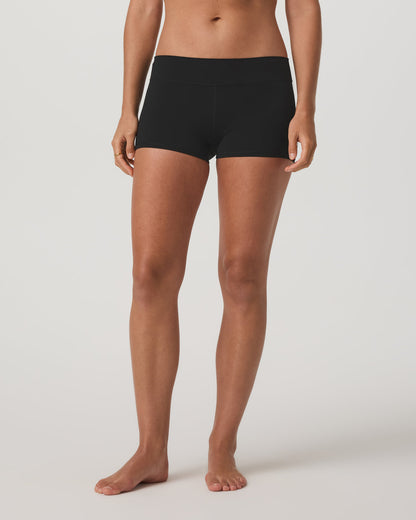 Vuori AllTheFeels™ LR Shorty Women's Black Shorts - Vuori