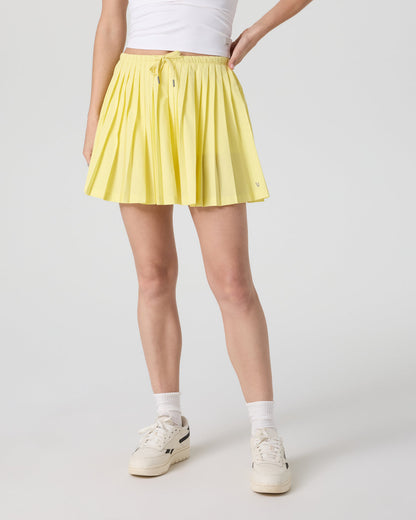 Clementine Pleated Skirt 15" Sunlight - Vuori