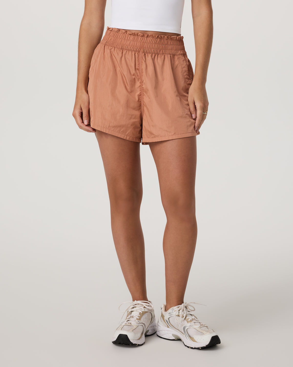 Dash Elevate Short Women's Desert Peach Fitness Shorts - Vuori