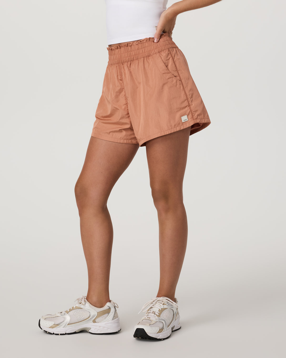Dash Elevate Short Women's Desert Peach Fitness Shorts - Vuori