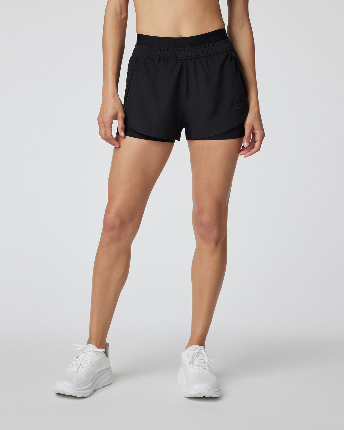 Luna Short Women's Black 2 in 1 Running Shorts - Vuori