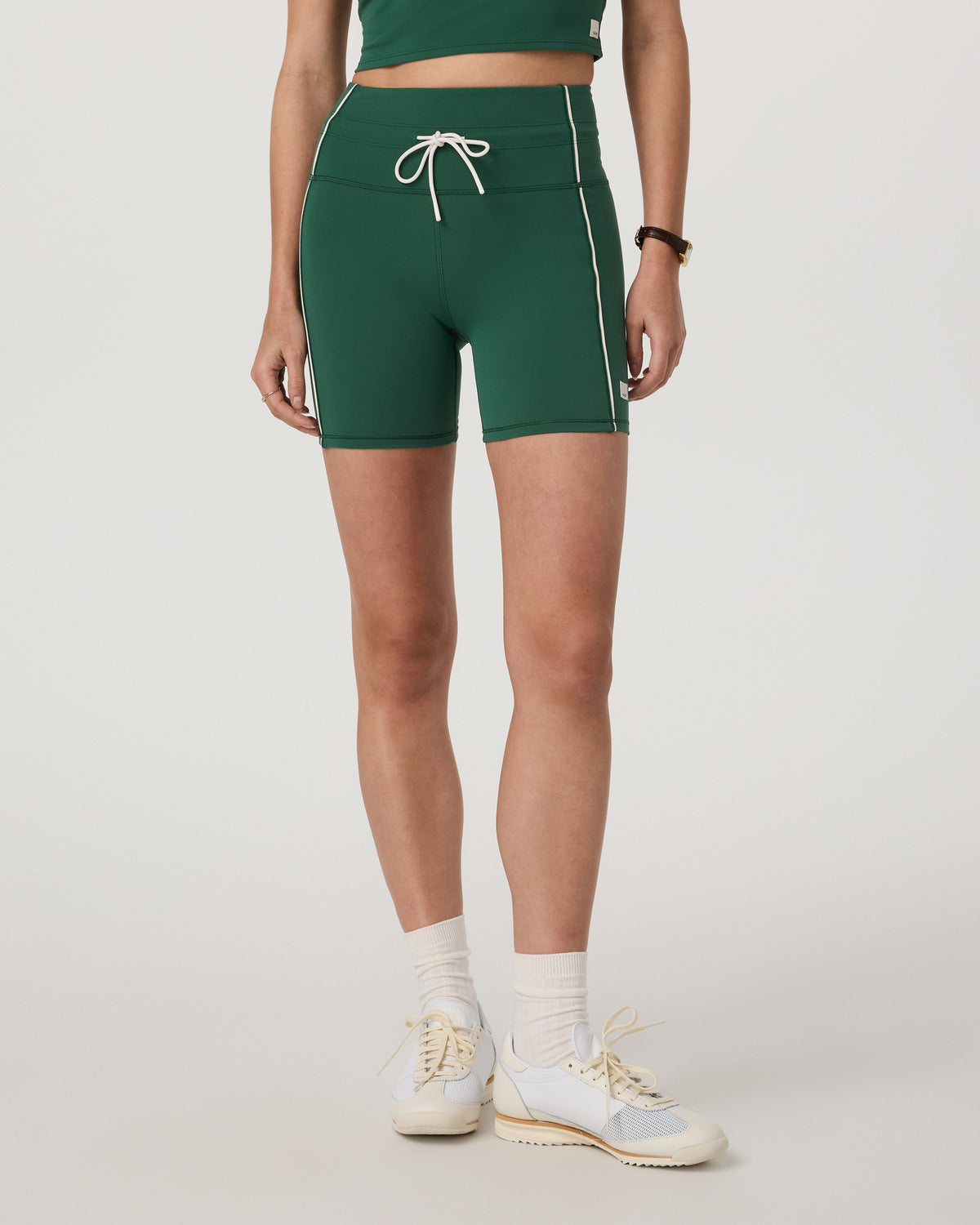 Daily Piped Short 5" Women's Viridian Shorts - Vuori