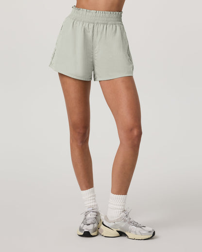 Dash Elevate Short Women's Talc Fitness Shorts - Vuori
