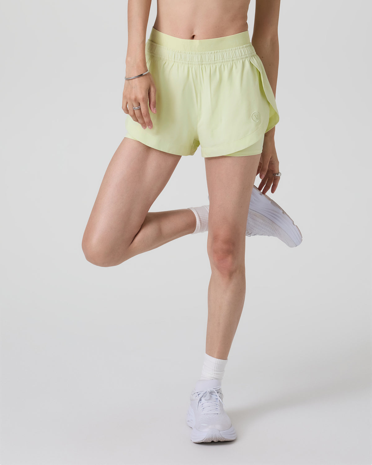 Luna Short 2" Women's Lemongrass Running Shorts - Vuori