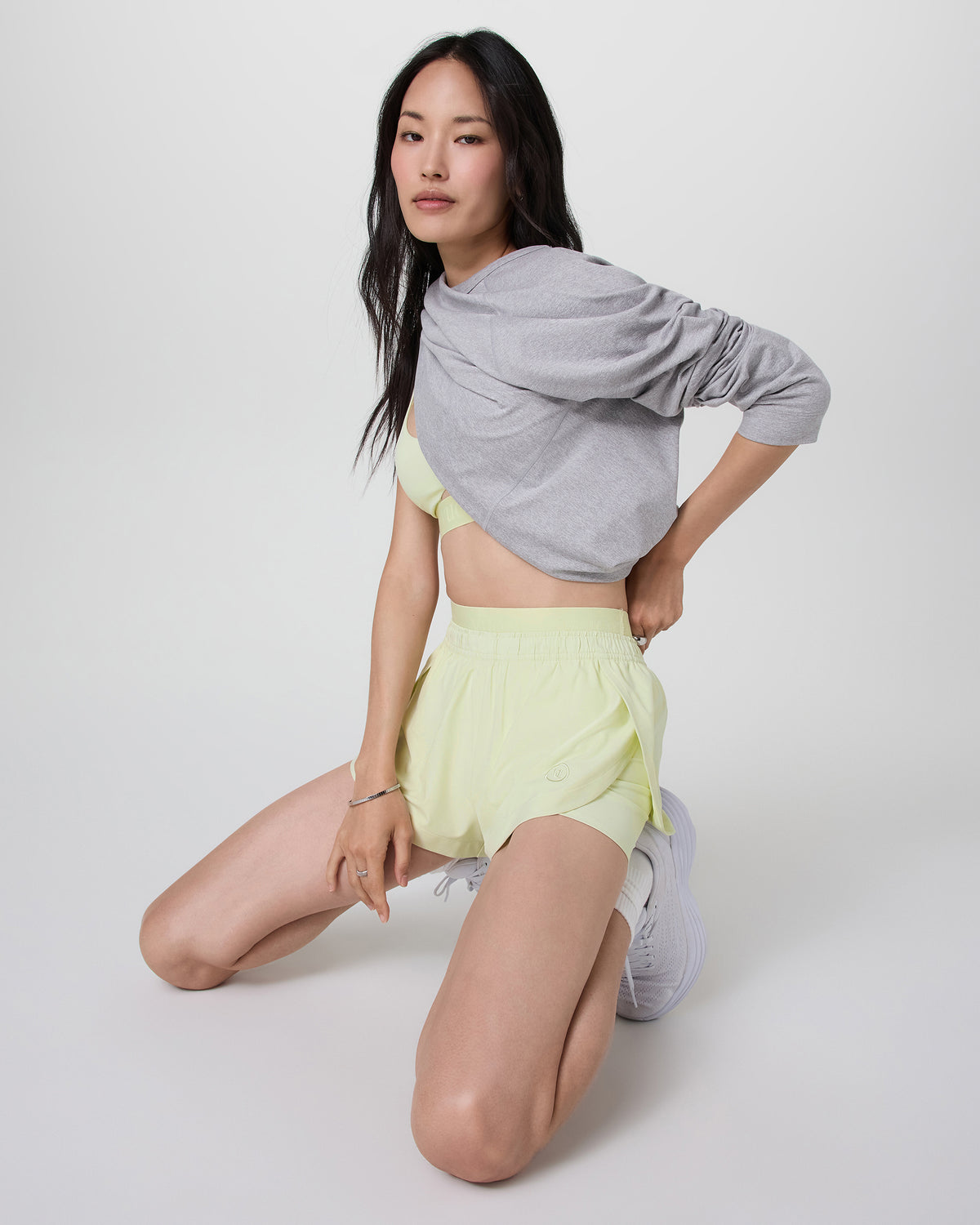 Luna Short 2" Women's Lemongrass Running Shorts - Vuori