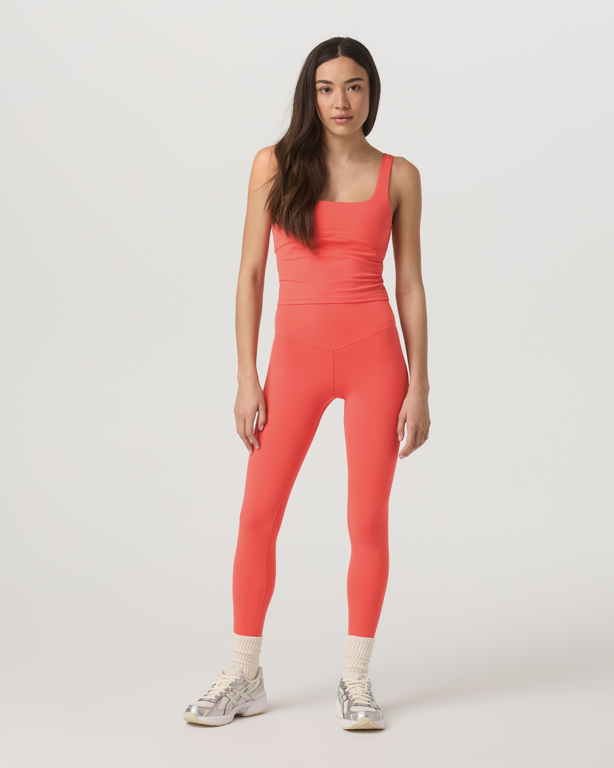 Vuori AllTheForm™ Support Tank Women's Bright Coral Top - Vuori