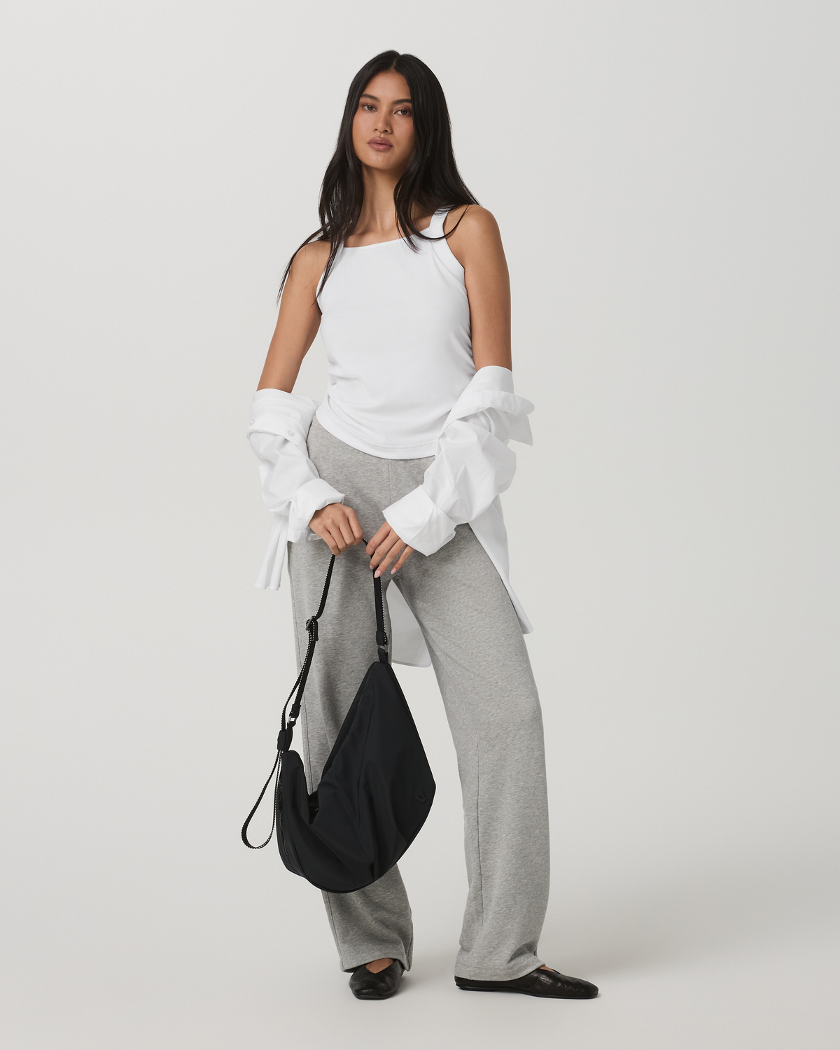 Pose Cooper Tank Women's White Square Neck Tank Top - Vuori