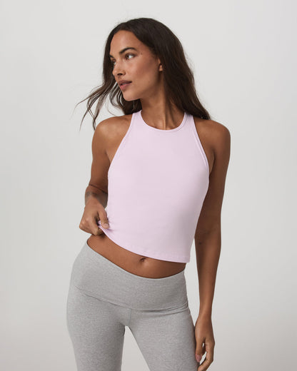 Pose Plyo Tank Women's Lilac Breeze Supportive Tank Top - Vuori