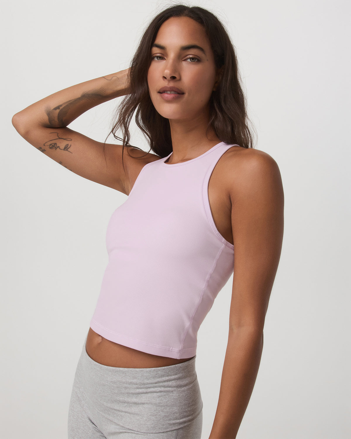 Pose Plyo Tank Women's Lilac Breeze Supportive Tank Top - Vuori
