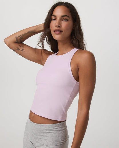 Pose Plyo Tank Women's Lilac Breeze Supportive Tank Top - Vuori