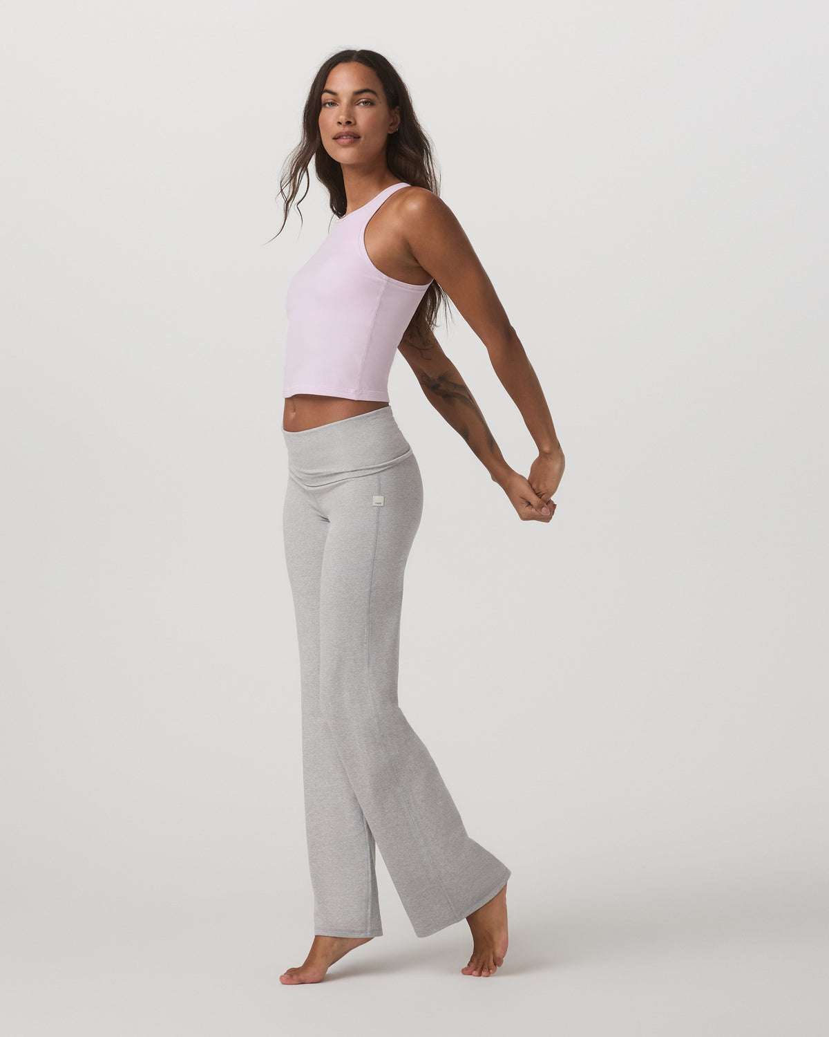 Pose Plyo Tank Women's Lilac Breeze Supportive Tank Top - Vuori