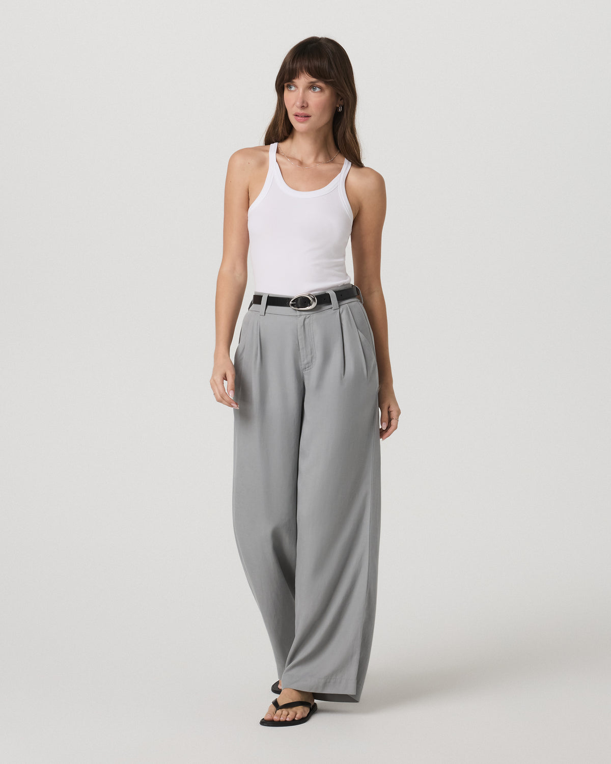 Cove Layering Tank Women's White Rib Knit Tank Top - Vuori