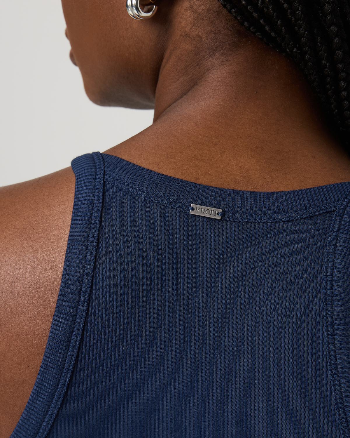 Cove Layering Tank Women's Blue Coast Rib Knit Tank Top - Vuori