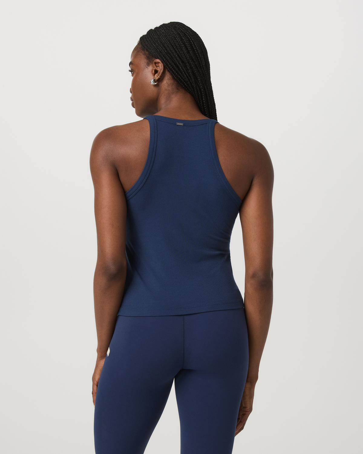 Cove Layering Tank Women's Blue Coast Rib Knit Tank Top - Vuori