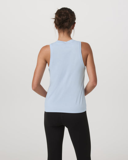 Energy Top - Long Women's Soft Sky Heather Tank Top - Vuori