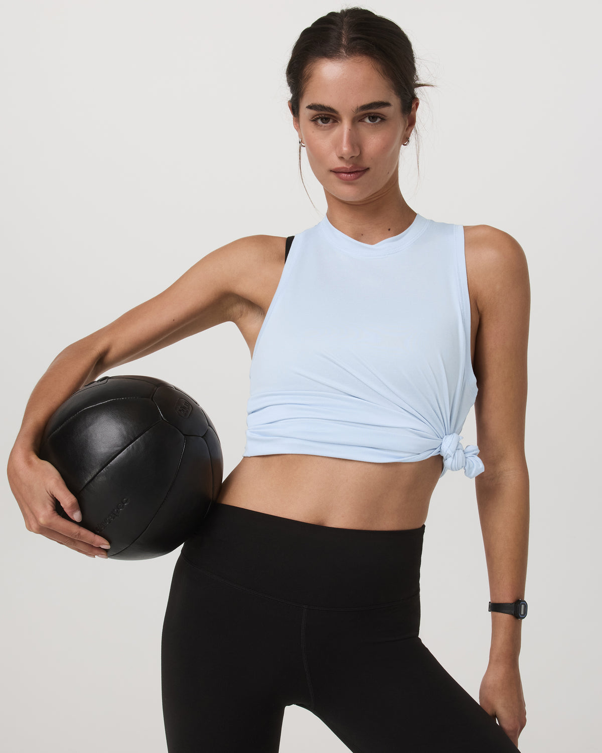 Energy Top - Long Women's Soft Sky Heather Tank Top - Vuori