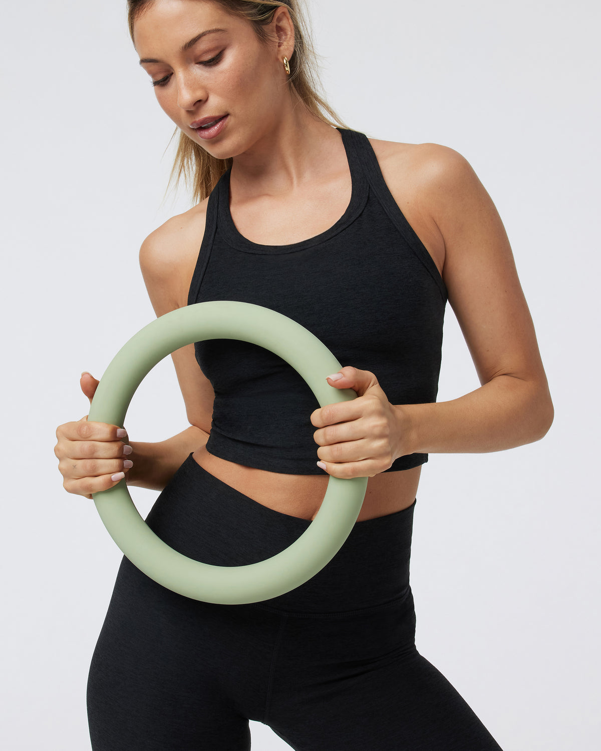 Elevation Racerback Tank Black Heather - Vuori