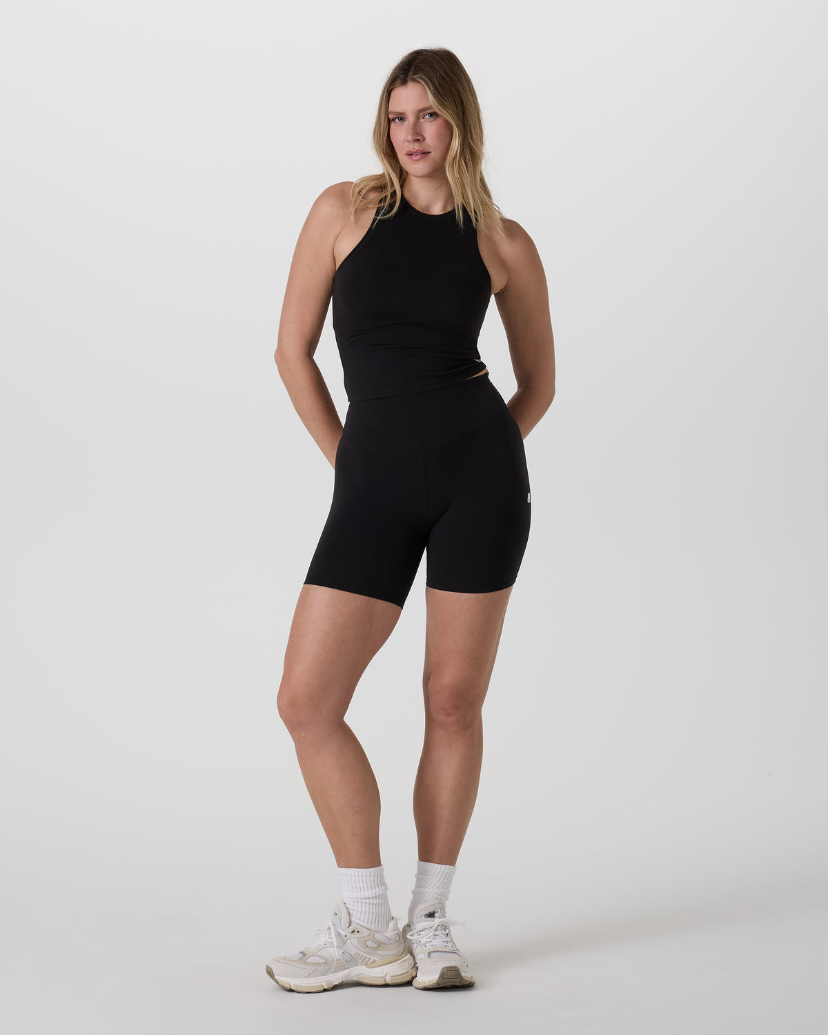 Vuori AllTheFeels Crew Tank Black - Vuori