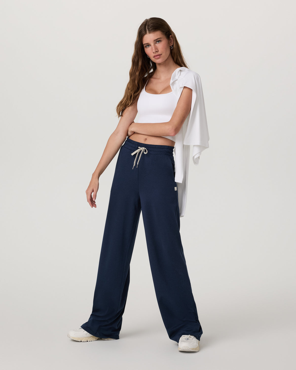 Vuori AllTheFeels™ Tank 2.0 White Workout Tank Top - Vuori
