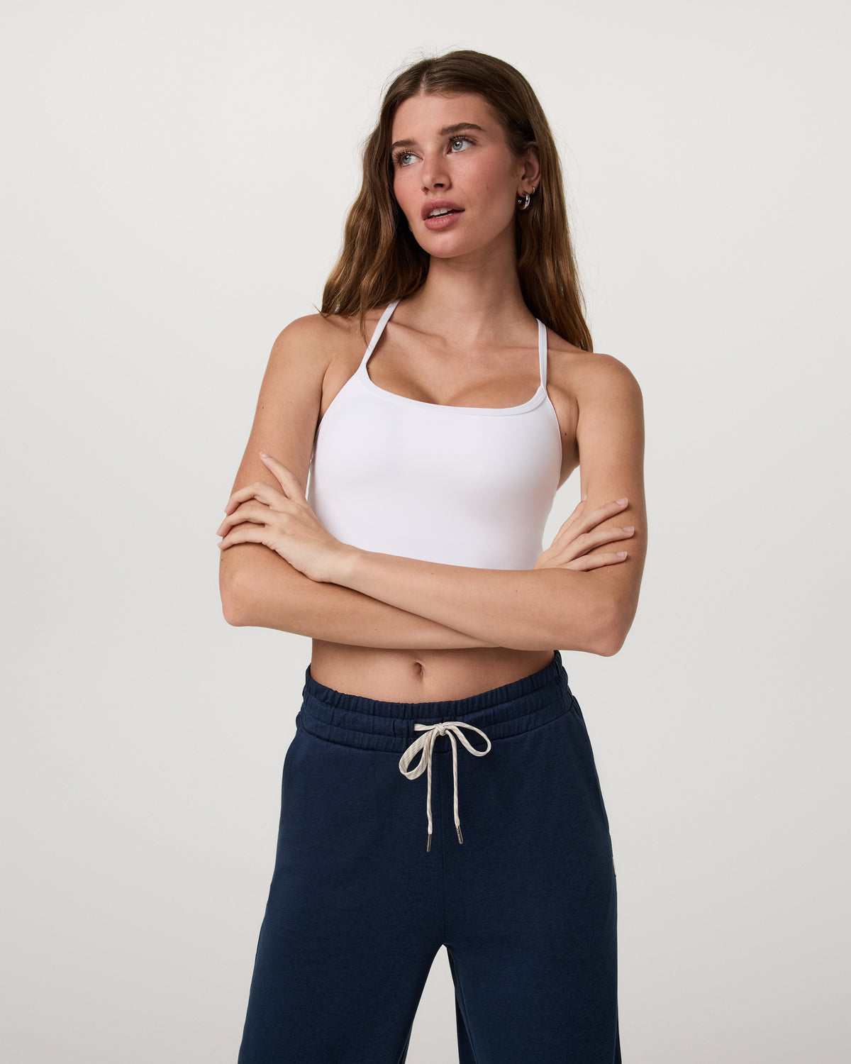 Vuori AllTheFeels™ Tank 2.0 White Workout Tank Top - Vuori