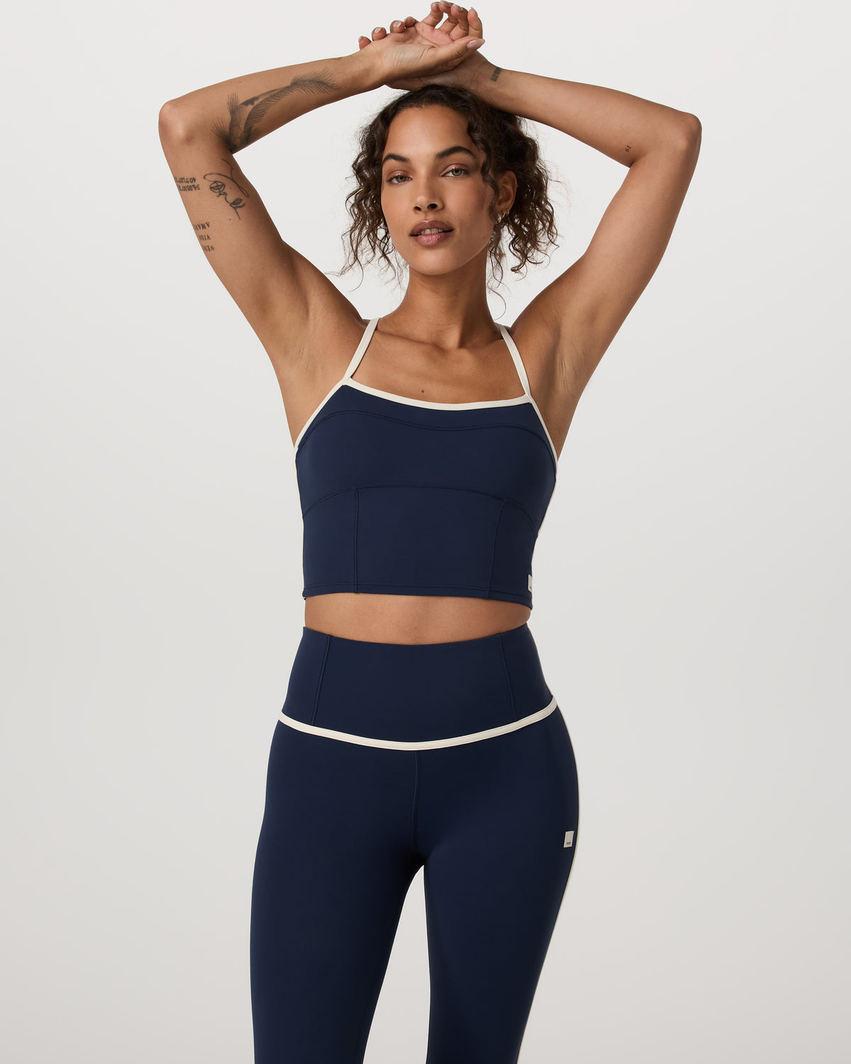 Vuori AllTheFeels™ Corset Tank Women's Blue Coast Top - Vuori